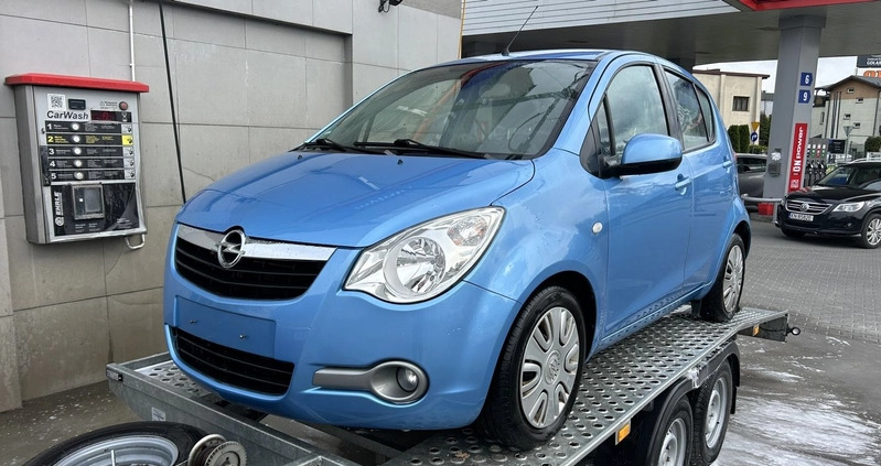 Opel Agila cena 14900 przebieg: 107000, rok produkcji 2009 z Tyczyn małe 121